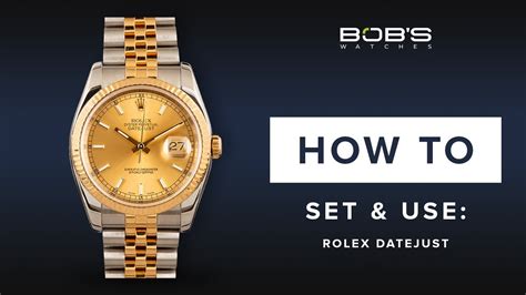 change time on rolex datejust|rolex datejust settings.